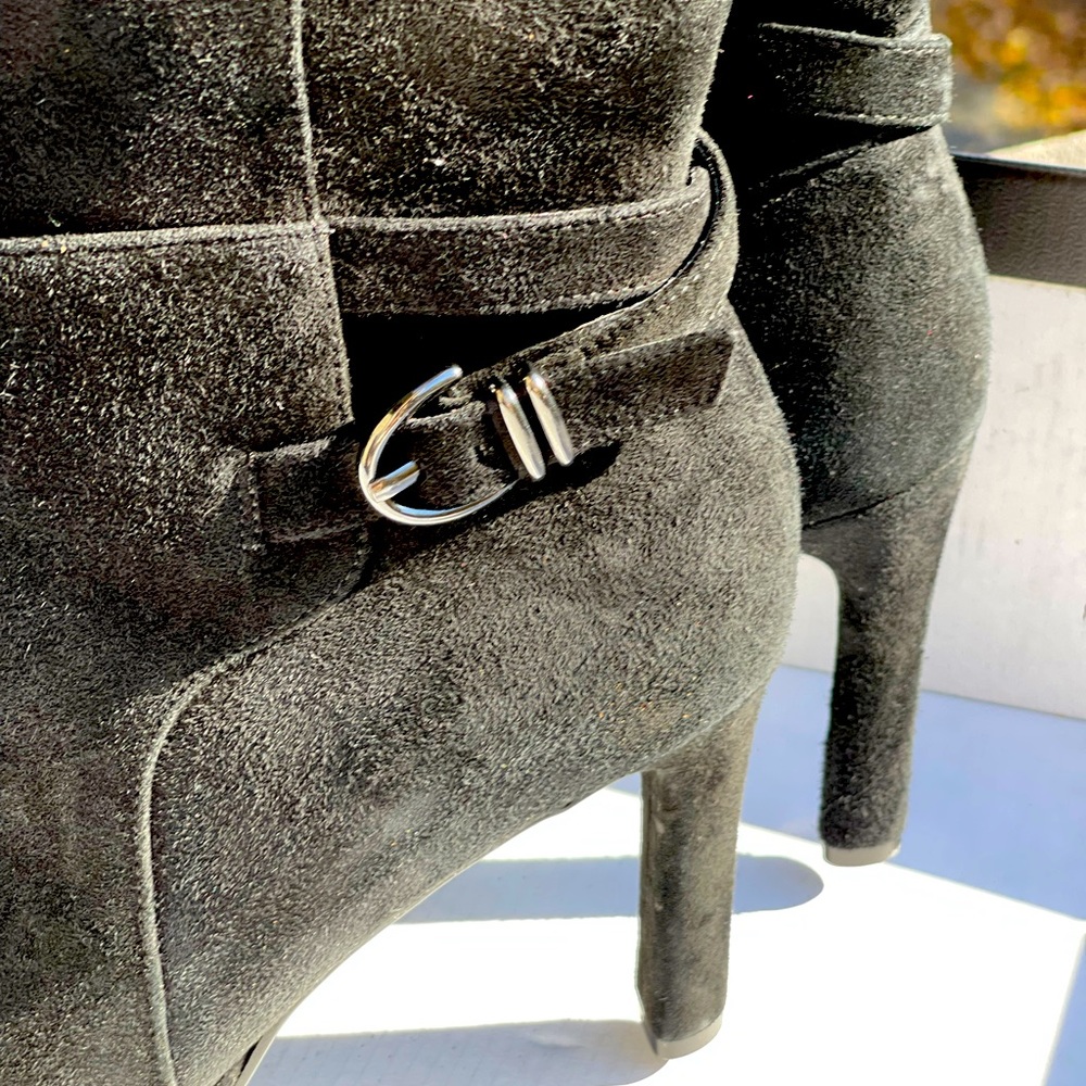 NWT Naturalizer Wide Calf-Tall Suede Boot 7.5M - Picture 4 of 7